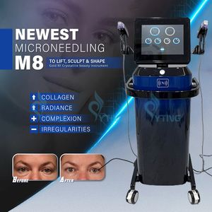 Morpheus 8 Gold RF Microneedle Machine Fractional Microneedling Wrinkle Removal Face Lifting Strecth Mark Removal Acne Treatment