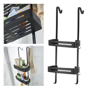 Hanging Bath Shelves Shower Caddy Over Door Bathroom Storage Shelf Organizer Over Shower Door Caddy Bathroom Basket Holder