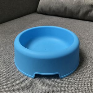 Portable Pet Dog Cat Round Bowl Resin Basic Food Pet Dish And Water Feeder For Dogs And Cats Easy To Clean Pet Product