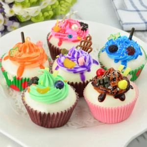 Realistic Artificial Fake Cake Cupcake Model Cup Display Photography Props Crafts Home Decoration