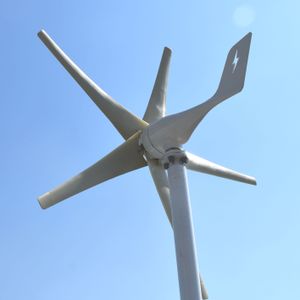 China Factory 4000W 3/5ブレード風力発電機3フェーズAC 12V 24V 48V Wind Turbine with MPPT Wind Controller