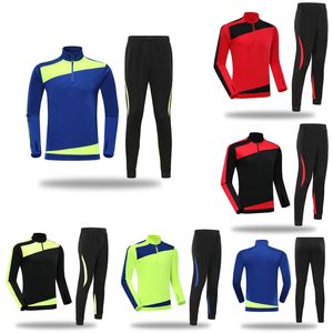 Vuxen och barnfotbollströjor sätter Survetement Football Kit Futbol Running Jackets Men Sports Training Tracksuit Uniforms Suits