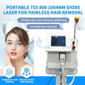 755nm 1064nm 808nm Diode Laser Hair Removal Device Bikini Hair Removal Skin Rejuvenation Laser Depilation