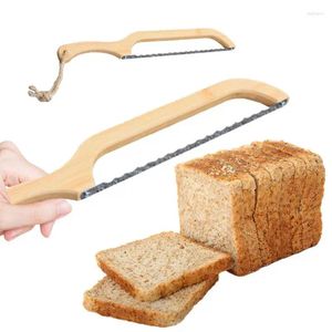 Baking Tools Long Bread Slicer Bow Cutter Serrated Cutting Knife Slicing Knives Multi-Purpose Portable