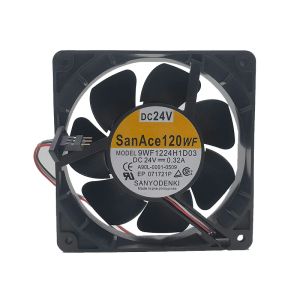 Sanyo 9WF1224H1D03 24V 0.32A 12038 12CM FANUCファン冷却ファンの新しいパッド