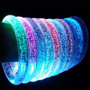20 pcs/lot LED bracelet light flashing Glowing bracelets Blinking lamps for wedding Party Disco Christmas kids toys gifts props