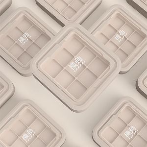 アクセサリエコームカスタム3D印刷キーキャップストレージボックス9コンパートメントメタル樹脂キーキャップダストボックスデスクトップ装飾ゲームアクセサリー