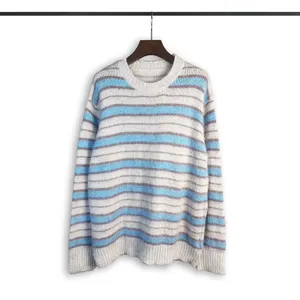 Men's Plus Size Sweaters in autumn / winter acquard knitting machine e Custom jnlarged detail crew neck cotton 7trER