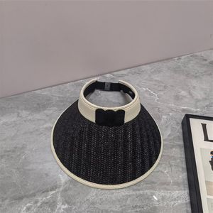 Tasarımcılar Visor Cap Fashion Summer Hat Tenis Beyzbol Kapakları Bayan Erkekler Boş Sunhat Tepeli Kap Casquettes