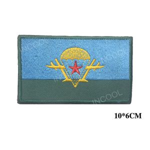 3D Bordado patch russo Rússia Russia Paratrooper Exército Tactical Military Patches emblemas Apliques bordados emblemas de borracha