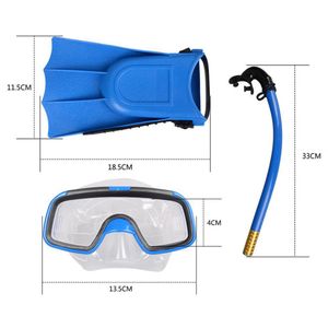 Conjunto de máscaras de mergulho para crianças anti-goggle mergulhador de óculos respiratórios Snorkel Snorkel Snorkel, Equipe de Buceo, El Mejor Regalo