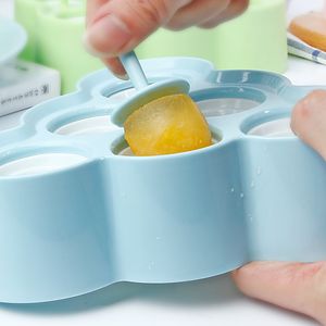 Mini Silicone Popsicle Molds Baby DIY Ice Cream Molder Food Easy-release Food Greade Ice Cream Tray Holders