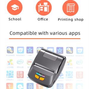 Printers Wireless Mini 58mm Printer Portable Thermal Receipt Printer Bluetoothcompatible Phone Android iOS PC Pocket Bill Impresoras