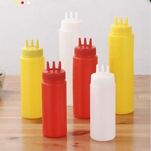 YOMDID Ketchup Mostarda Squeeze Bottle Practical PE Condimento Recipiente para molhos Squeeze Bottles Bottles Kitchen Supplies