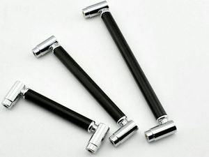 3.75" 5" 6.3" Black Silver Kitchen Cabinet Handle Drawer Pull Handles Dresser Pulls / Modern Furniture Hardware Door Handles