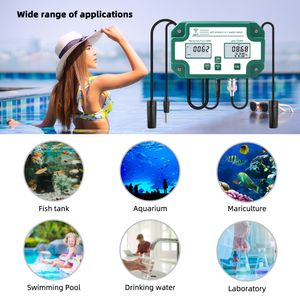 Yieryi YY-W9909 Smart Bluetooth Acqua Tester di qualità dell'acqua PH/TDS/EC/Saliny/S.G./Temp METER WiFi App Intelligent Control