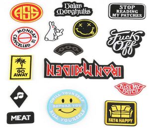 Selling New Fabric Adhesive Stickers English Alphabet Designs Embroidery Letter Custom Patches For Clothing Embroidery Patch4023057