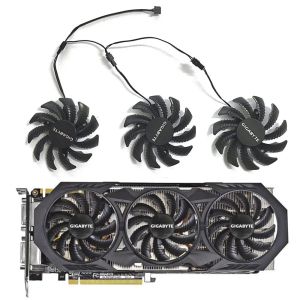 패드 3pcs 75mm PLD08010S12H 3PIN GTX 970 기가 바이트 GTX 970 냉각 팬 G1 R9280X GVR928XWF33GD GVR928XOC 그래픽 카드 카드.