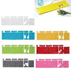 Keyboards 1Set Double Shot PBT Keycap 104 Keys Translucent Keycap OEM for Keyboard