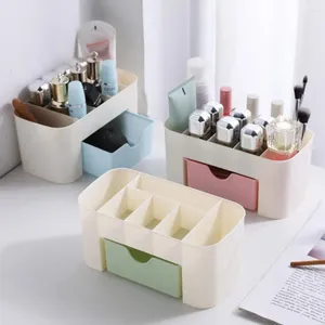 Scatole di stoccaggio cassetto cosmetici scatola da bagno ordinamento in plastica di plastica multifunzionale gioielli per la cura della pelle prodotti per la cura della pelle.