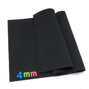 SBR Neoprene Fabric Waterproof Windproof 4MM Black Stretch Knit Stretch Polyester Fabric Sewing Fabric