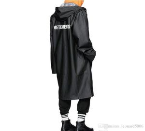 Polizei Oversizeal Jacket Big Bang Extended Rain Płaszcz Mężczyźni kobiety Windbreaker Waterproof Jacket Coats3810686