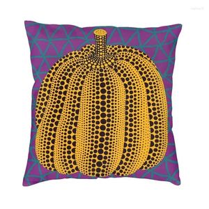 Travesseiro Midnight Pumpkin Yayoi Kusama Nordic Cover Cover Decoracion Salon Art Modern S for Sofá