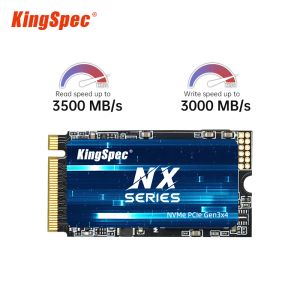 Drives KingSpec M.2 NVME PCIe 3.0 SSD 512 GB 1TB Hårddisk M.2 2242 Hårddisk 256 GB 128 GB Internt fast tillstånd för bärbar dator för bärbar dator