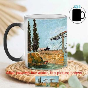 Tassen, die Becher Klassiker Ölgemälde BSKT-161 Sublimation Tumblers Frühstück Tasse Verfärbung Kaffeetasse Anime Farbe Wechsel Tassen 240410 ändern