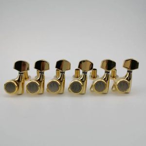 Kerrey Guitar Blocking Tuners Electric Guitar Machine Heads Tuners Lock Guitar Tuning Pegs Golden (z opakowaniem)