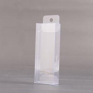 Blister PVC Plastic Packaging Boxes for Small Accessories Mobile Phone Case Cover Cosmetic Gift Box With Hook Transparent Box