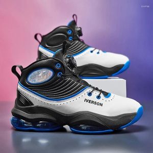Casual Shoes Men's Youth -Absorbing Basketball Sports Waterproof and Anti Slip Large -Size Breatble Running