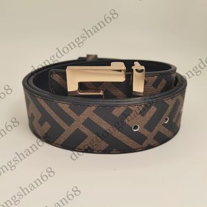 Mens Designer Belts Womens Belt 4,0 cm breddbälten f Buckle Classic Fashion äkta läder lyxbälten för man kvinnans jeans bälten midjeband bb simon bälte cintura