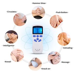 Dual Output Tens Acupuncture Electric Therapy Machine EMS Stimulator Full Body Relax Muscle Therapy Pulse Health Care