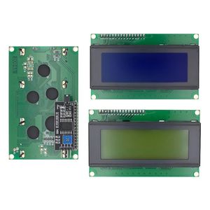 LCD2004+I2C LCD2004 20X4 2004A CARACTADOR DE TELA VERDE AZUL LCD IIC Módulo Adaptador de Interface Serial para Arduino