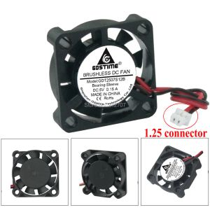 Kylning 5st GDSTIME 1.25 2PIN -kontakt 5V 25x25x7mm 25mm Liten Mini Brushless DC Cooling Fan
