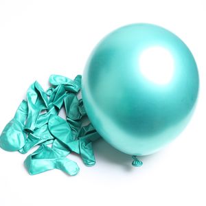 5/12 -Zoll Roségold Glossy Metall Latexballons dicke Chrom Metallic Helium Balls Globos Geburtstag Hochzeitsfeier Dekoration