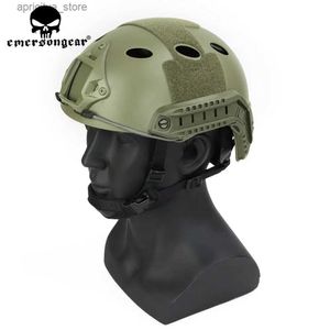 Caschi da ciclismo Ersongone Casco veloce PJ Tipo tattico Regolab Casco protettivo per combattimento Airso Soft Paintball Hunting Escursioni ciclistica 5668 L48