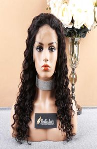 黒人女性のためのレースフロントウィッグディープウェーブレミーブラジル人髪フルスイスウィッグ130 150 180密度プリプラックNatura4357151