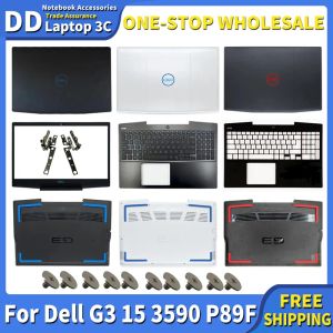 CASOS NOVO LAPTOP CASO PARA DELL G3 15 3590 P89F TAPE traseira LCD Bolecela frontal dobradiças Palmio de palmeira Bottom Caso Gaming Teclado