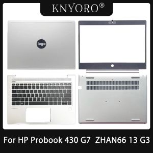 Frame Nuovo custodia per laptop per HP Probook 430 G7 435R X8L Zhan66 13 G3 LCD Copertura posteriore LCD Fronta Fronta Palmrest Case Bottom Touchpad