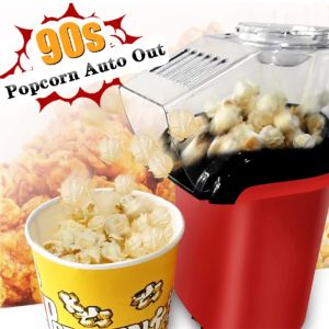 Procesory 1PC Nowa mini popcorn maszyna do domu suszarka do włosów Mała w pełni automatyczna elektryczna maszyna do popcornu dla dzieci