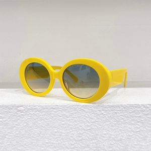 Büyük boy yuvarlak güneş gözlükleri sarı mavi gradyan kadınlar yaz tonları Sunnies kadınlar için lunetes de soleil gözlükleri occhiali da sole uv400 gözlük