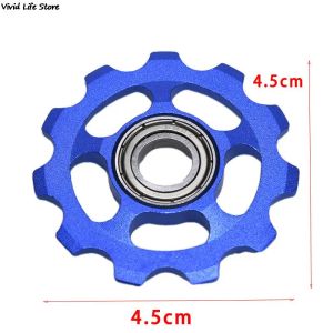 1pc Ultralight MTB Aluminum Alloy Bike Bearing Jockey Wheel Rear Derailleur Pulleys Outdoor Bicycle Parts New