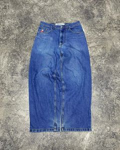 Последние крупные мальчики вышитые рисунок синий ретро y2kbaggy джинсы высокая талия вымыта прямых штанов для ног женщин 240401
