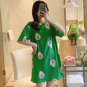 Abbigliamento da notte da donna Cartoon Sweet Women Nightdress Korea Nighthowns Fashi