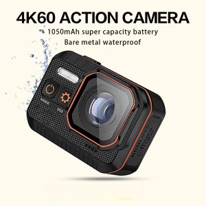 Cameras Action Camera 4K60FPS with Remote Control Screen Waterproof Sport Camera Drive Recorder Sports Helmet Action Cam Outdoor Mini