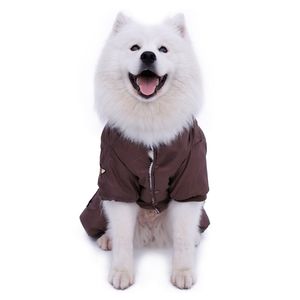 Hot Winter Warm Thick For Large Small Dog Pet Clothes Padded Hoodie Jumpsuit Pants Apparel XS-5XL Hot New Arrival Free Shipping