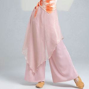 Nuovi costumi di danza moderna Pratica di danza classica pantaloni cinesi di addestramento della danza folk pantaloni abbigliamento fata orientale dql7164