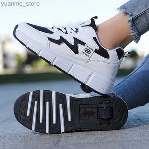 Sline Roller Patenler Deforme Olabilir Yürüyüş Ayakkabıları Roller Skate ayakkabıları Erkek Kız Kızlar Parlayan Tekerlekler Ayakkabı Çocuklar Spor Ayakkabıları Silindir Pating Ayakkabı Y240410